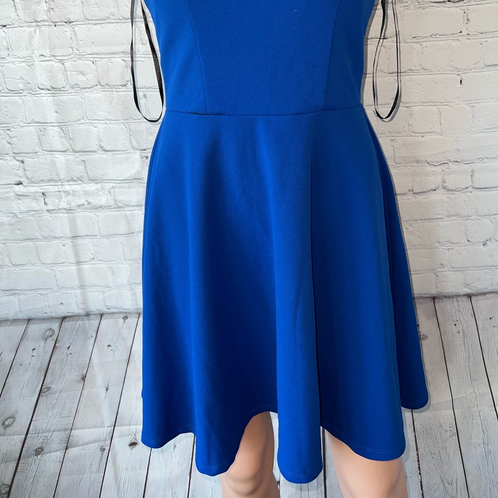 B. Smart Dark Blue Strapped Sleeveless dress size 9 - Picture 3 of 15